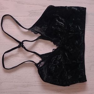 Aerie Velvet Lace Bralette
